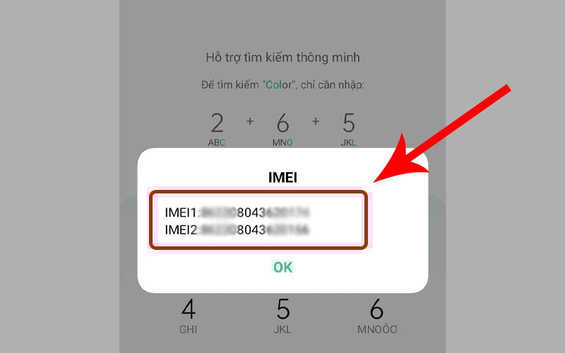 Kiểm tra IMEI Oppo chính hãng