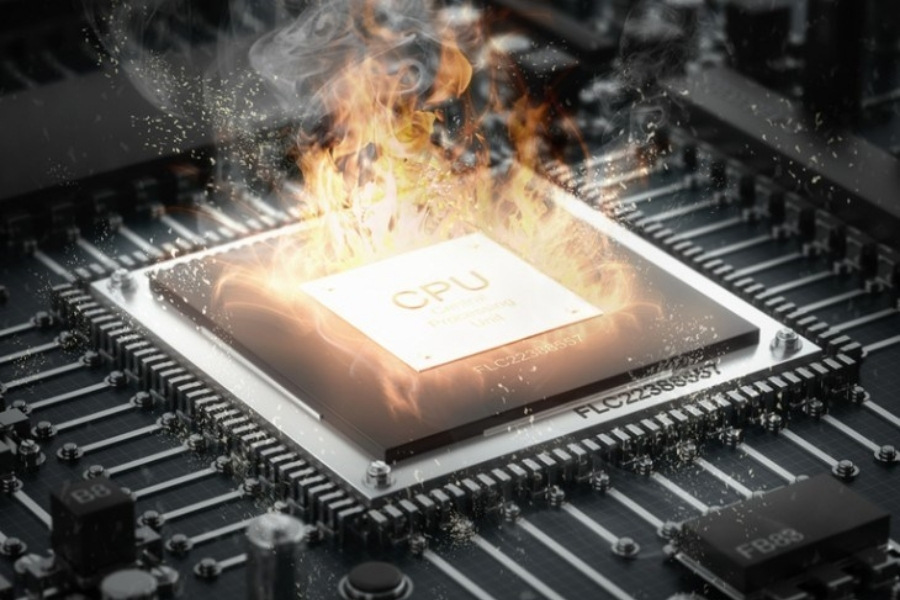 Nhiệt độ cao gây hư hỏng CPU