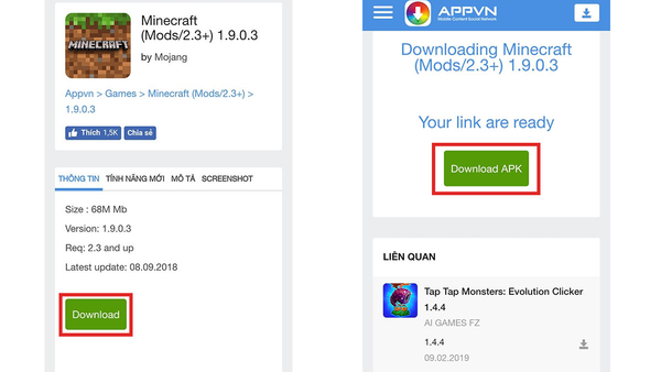 cách tải minecraft