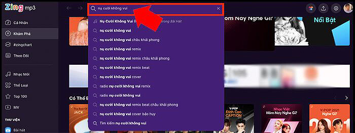 Nhập tên bài hát