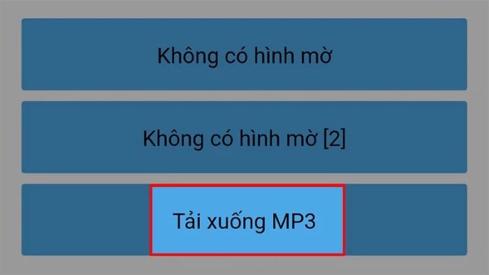 Chọn “Tải xuống MP3”