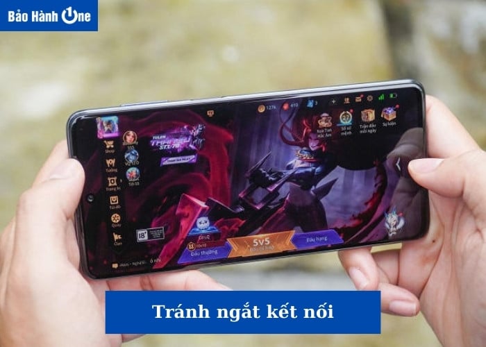 Treo máy giúp tránh tình trạng ngắt kết nối