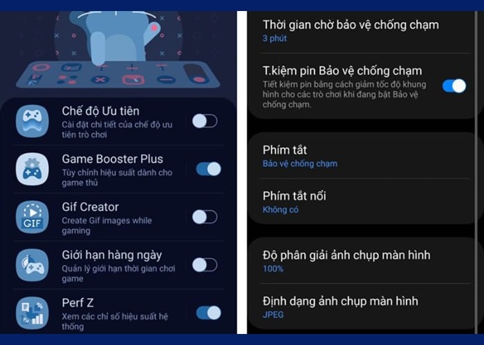 Tùy chỉnh các tính năng nâng cao hiệu suất