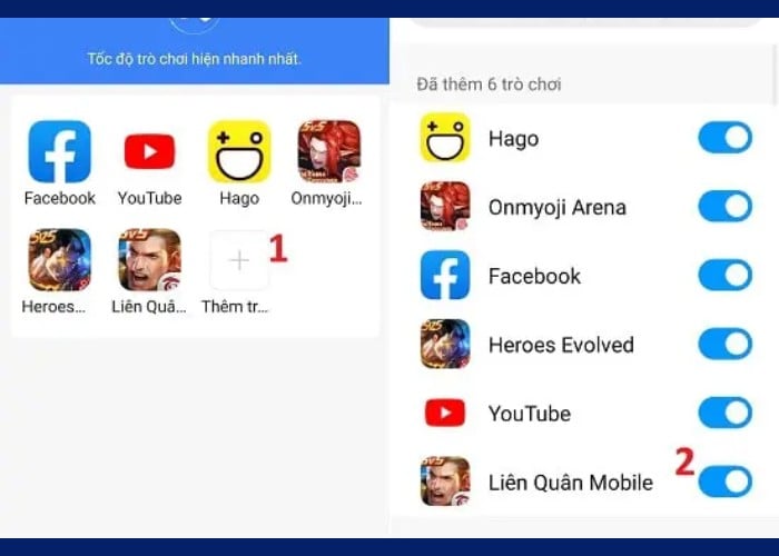 Thêm tựa game hoặc ứng dụng muốn chạy ngầm