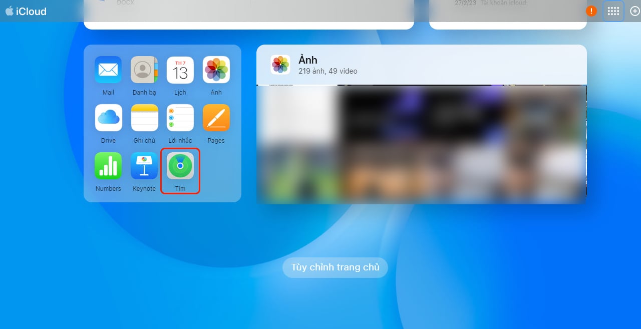 Xóa iCloud trên máy tính