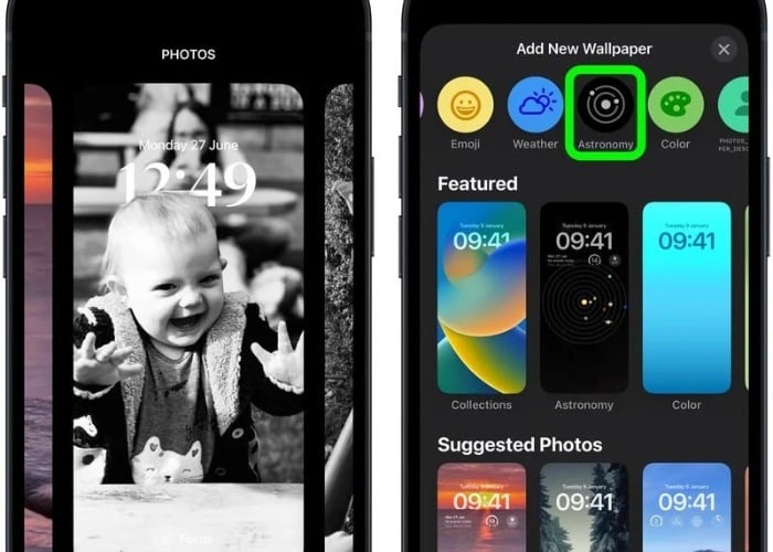 Có nhiều hình ảnh có sẵn hoặc tải từ iCloud