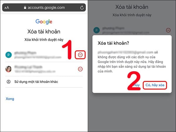 Hướng dẫn cách xóa tài khoản Google trên iPhone vô cùng đơn giản