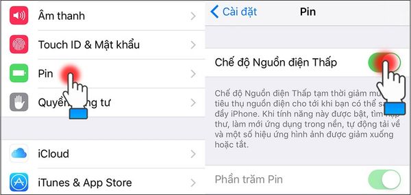 cách để tiết kiệm pin iphone