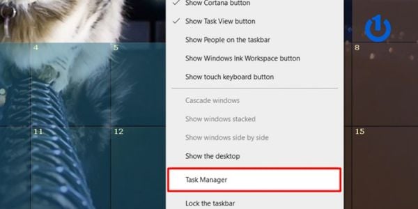 Ctrl + Alt + Del để mở nhanh hơn