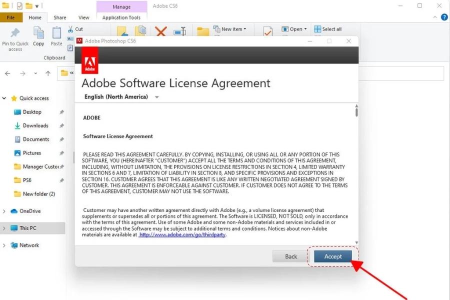 Đảm bảo rằng bạn đã đọc kĩ các điều khoản trước