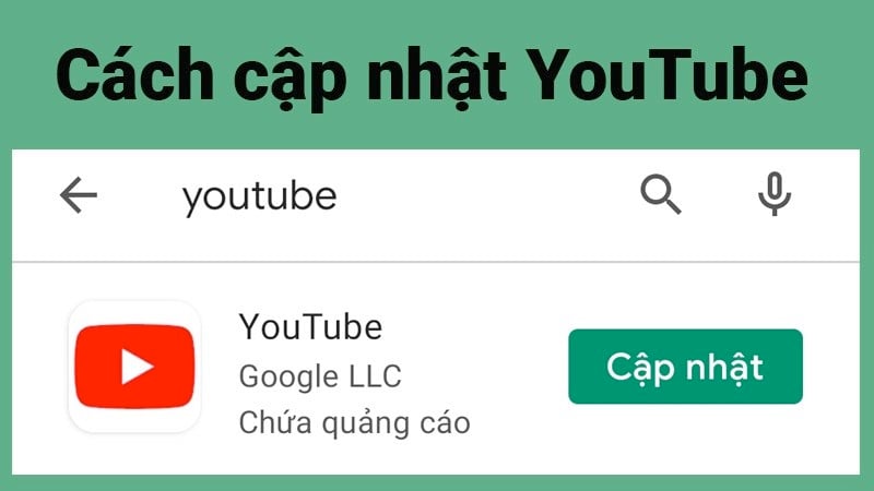 Cập nhật phiên bản YouTube mới nhất