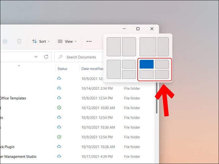 Chia đôi màn hình máy tính Windows 11