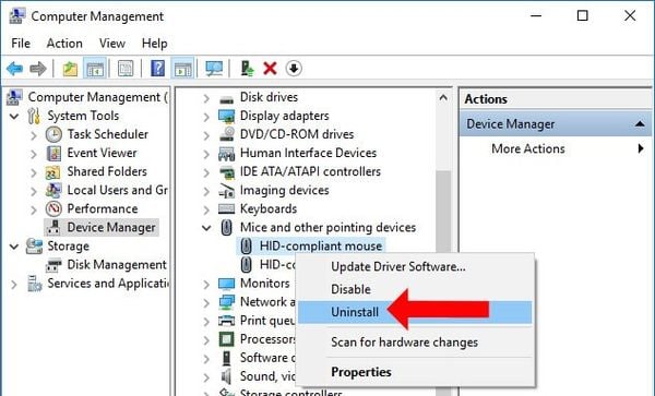 tại sao chuột không kết nối được với laptop