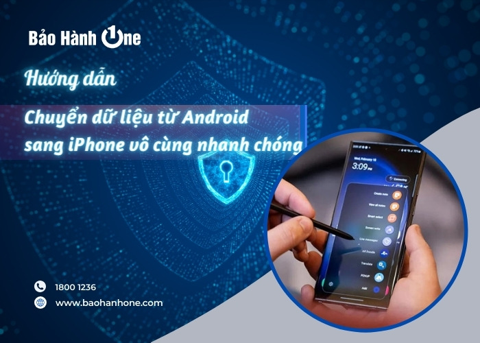 Hướng dẫn cách chuyển dữ liệu từ Android sang iPhone