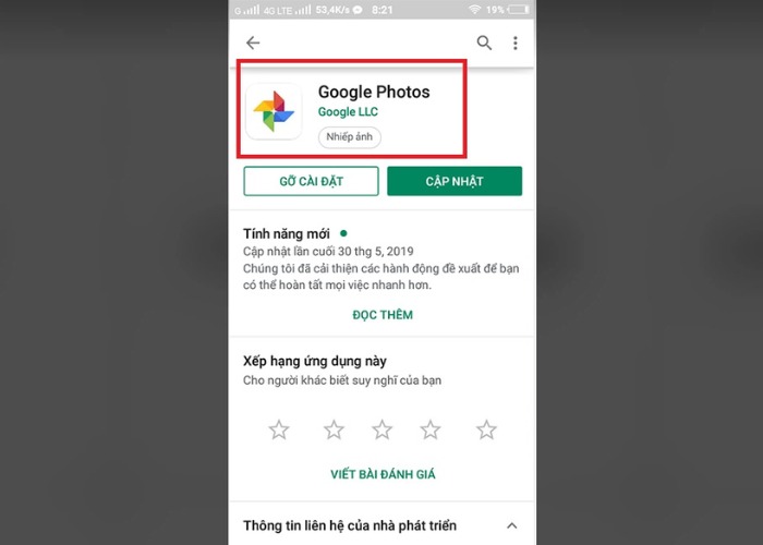 Tải ứng dụng Google Photos xuống