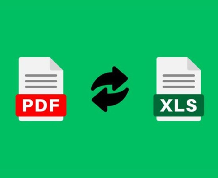 Chuyển đổi file PDF sang Excel trên điện thoại