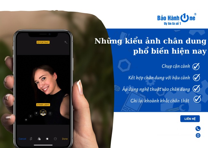 Một số kiểu ảnh chân dung phổ biến hiện nay