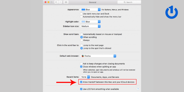 Bật Handoff trên Macbook