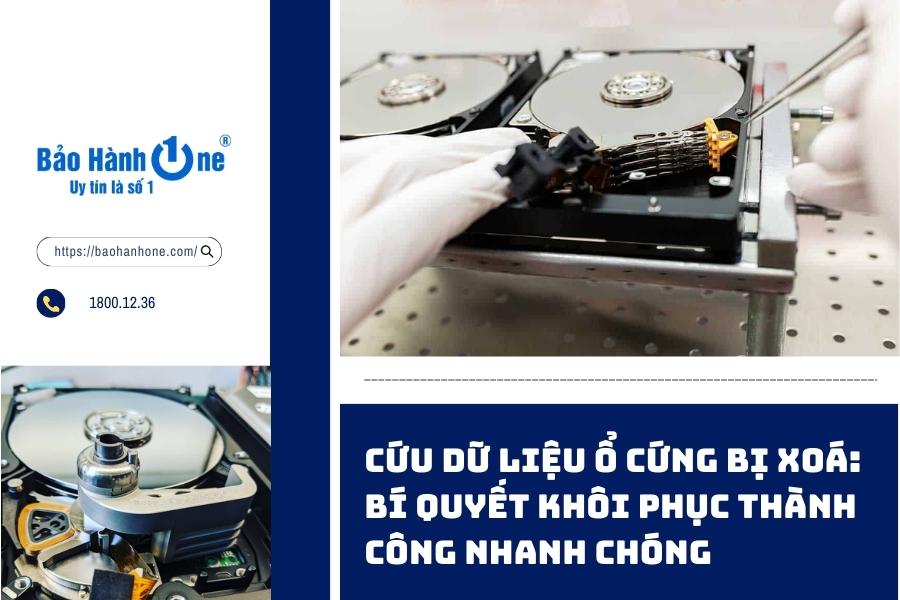 Những cách cứu dữ liệu đã bị mất từ ổ