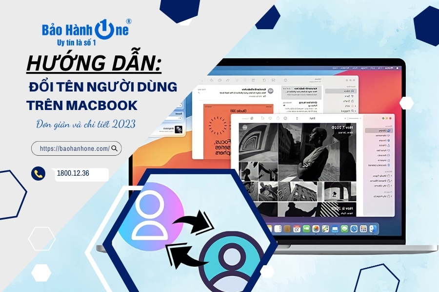 Thao tác cách đổi tên người dùng trên MacBook chi
