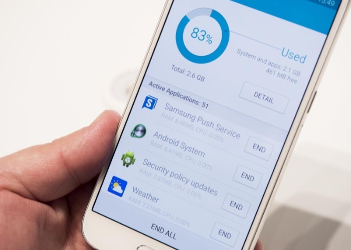 Bộ nhớ bị lỗi sẽ làm mất danh bạ