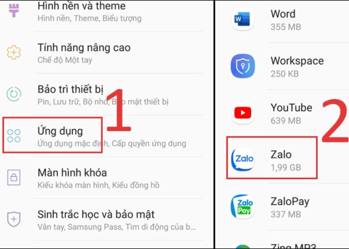 Chọn ứng dụng gọi điện sau đó cấp "Quyền"