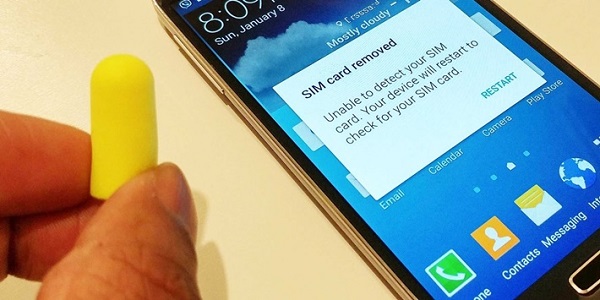 Điện thoại không nhận sim có thể do bạn đang