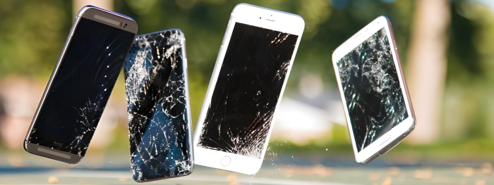 điện thoại bị rơi rớt va đập