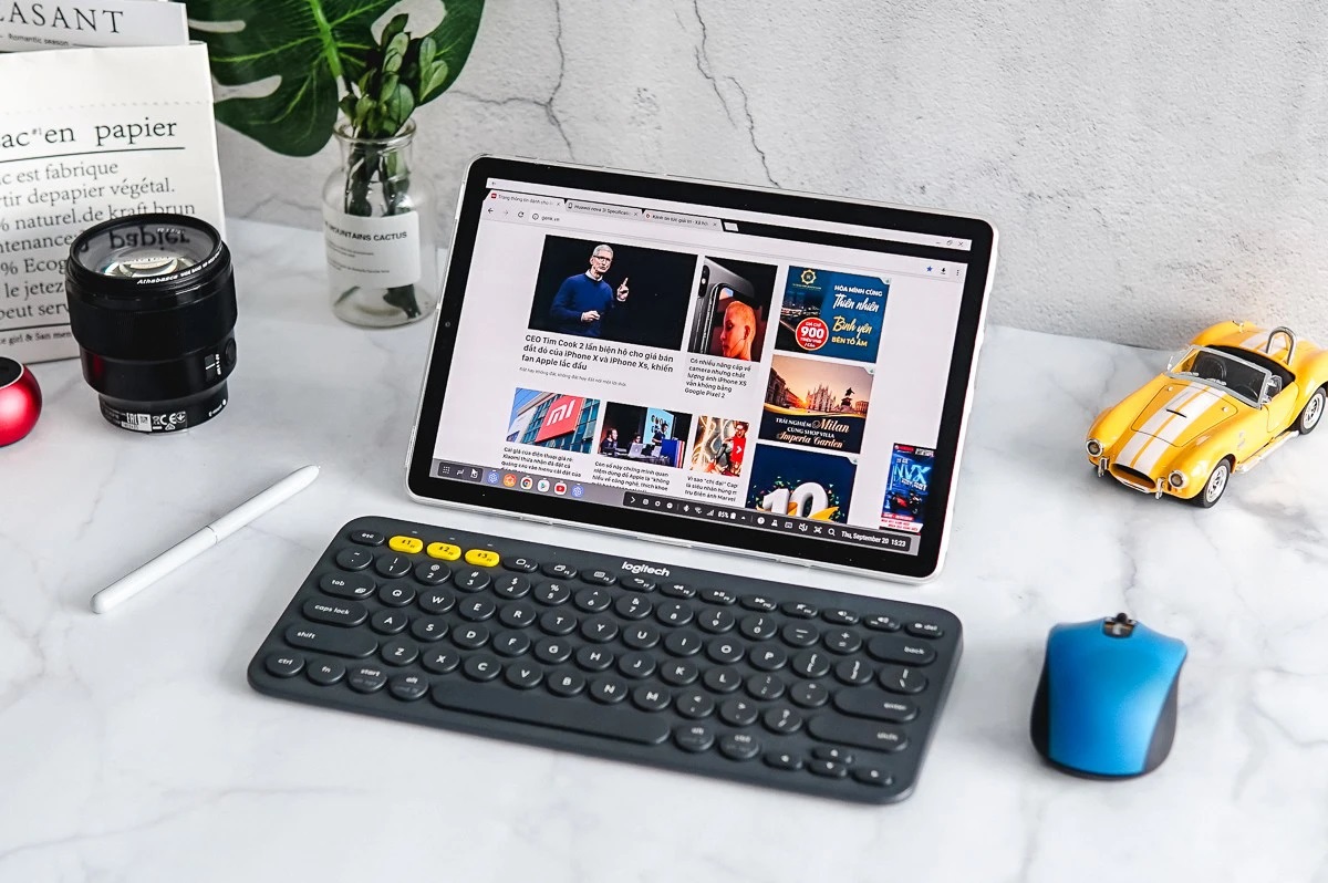 Sử dụng bàn phím và chuột rời