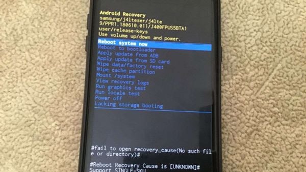 samsung j2 prime không lên nguồn