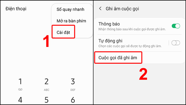 Cách nghe lại ghi âm cuộc gọi trên Samsung đơn giản