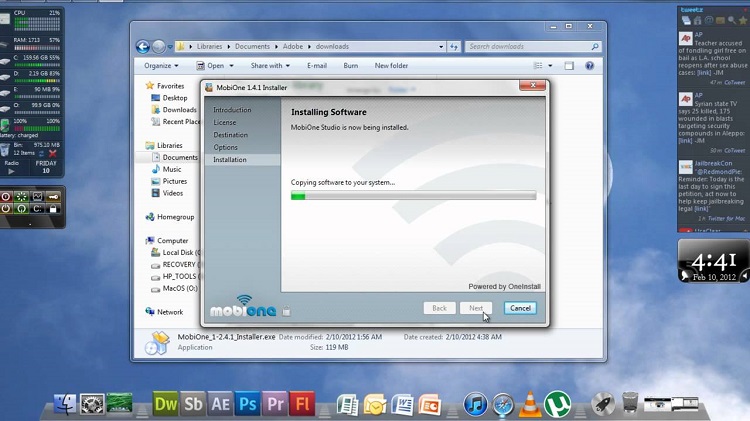 Phần mềm giả lập iPhone MobiOne Studio
