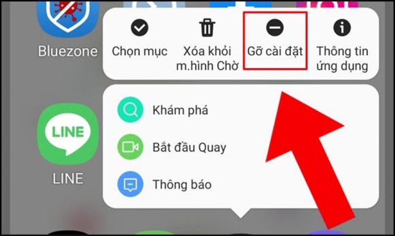 Gỡ cài đặt ứng dụng độc hại