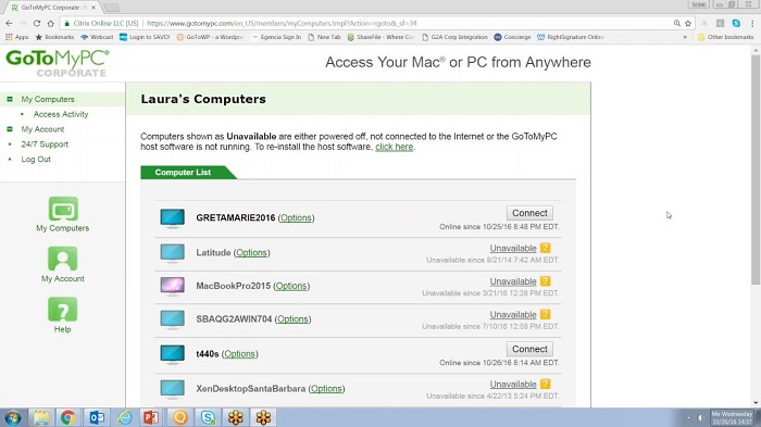 GoToMyPC hỗ trợ chuyển tập tin giữa 2 máy tính