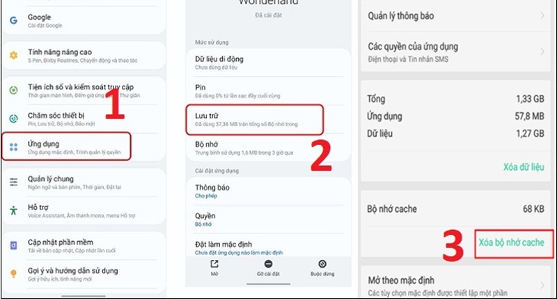 Xóa bộ nhớ Cache trên điện thoại Xiaomi Redmi
