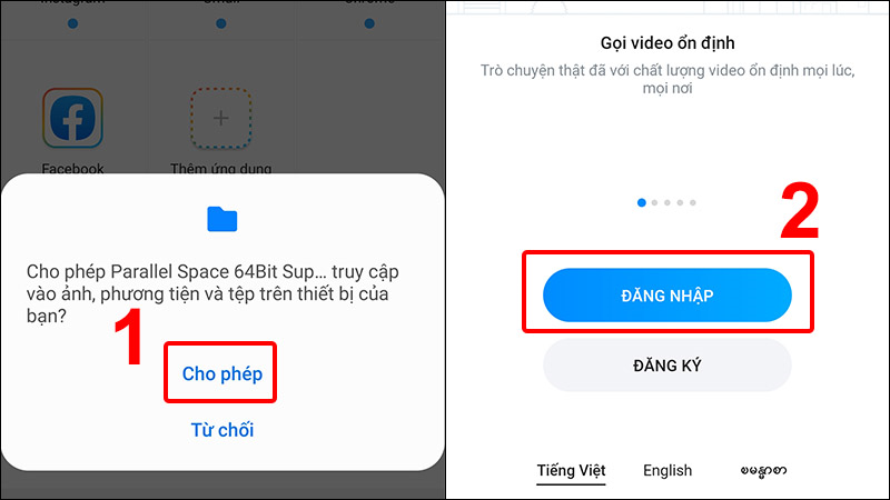 Hướng dẫn chi tiết cách dùng 2 Zalo trên Samsung