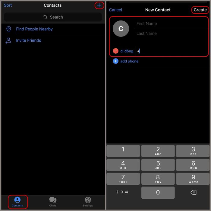 Kết bạn Telegram bằng số điện thoại