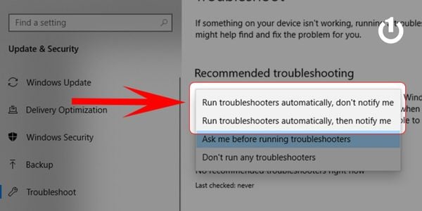 Bước 4: Sau khi thay đổi lựa chọn lúc này
