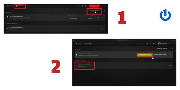 Khởi động bằng NVIDIA GeForce Experience