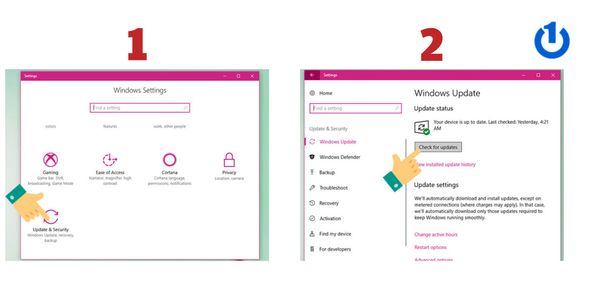 Cập nhật hệ điều hành Windows