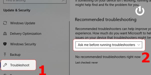 Ask me before running troubleshooters