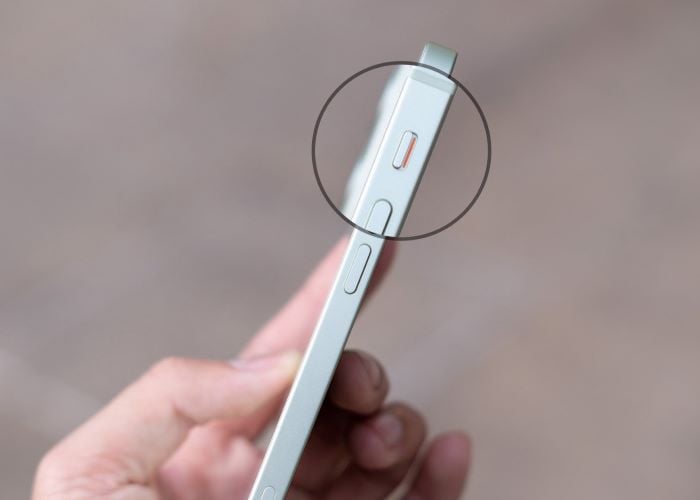 iPhone hỏng nút gạt rung