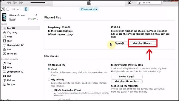 iphone 8 plus không lên nguồn