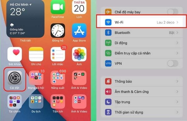 iphone 6 không kết nối được wifi