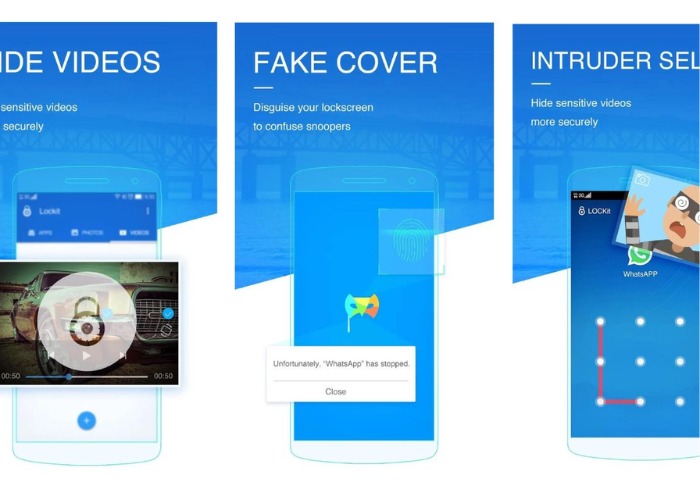 LOCKit cũng cấp nhiều tính năng khóa ứng dụng