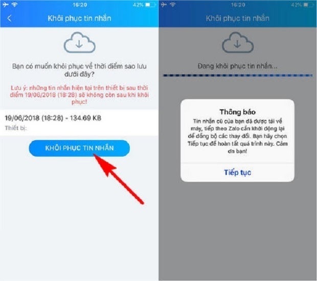 Khôi phục tin nhắn đã xóa trên điện thoại Android