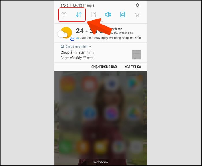 Chuyển mạng điện thoại sang wifi