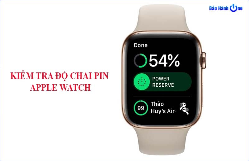 Chia sẻ cách kiểm tra và thay pin Apple Watch bị chai đơn giản