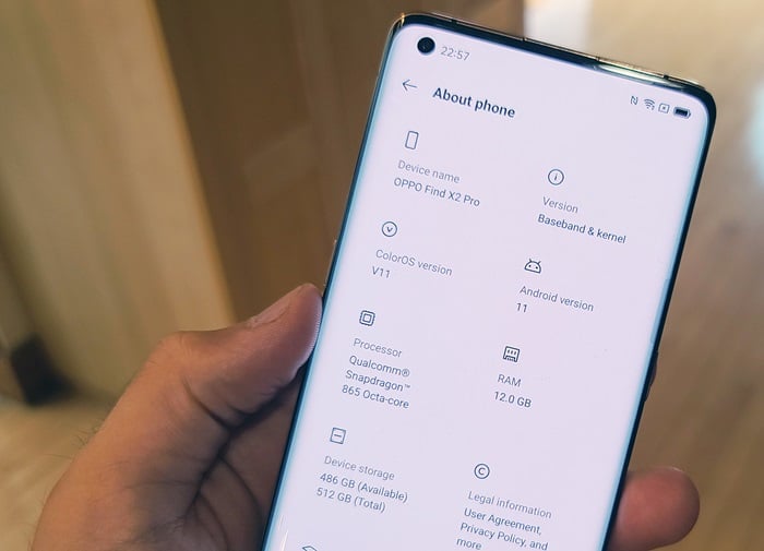 Kiểm tra hệ điều hành OPPO