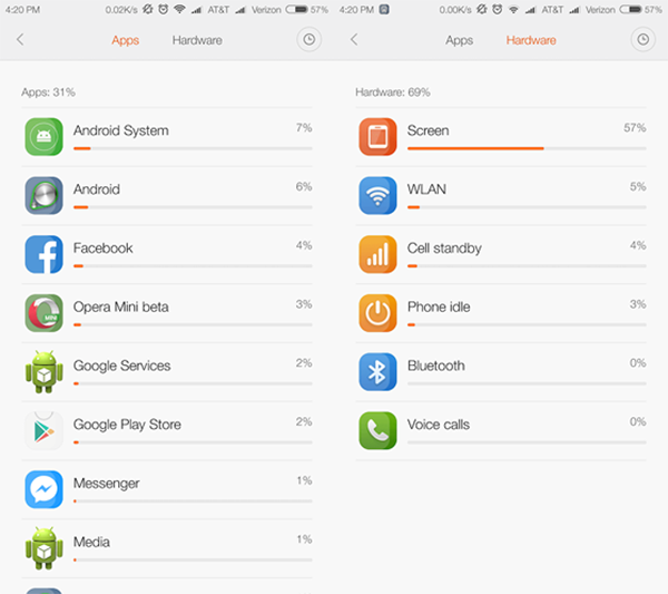 Kiểm tra và tắt những ứng dụng làm pin nhanh